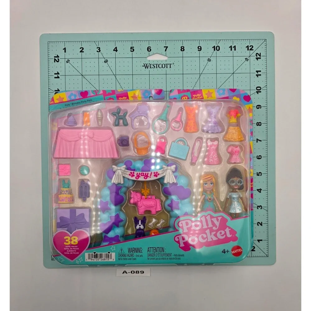 POLLY POCKET‎ Birthday Party Pack 38 pcs Figures + Accessories